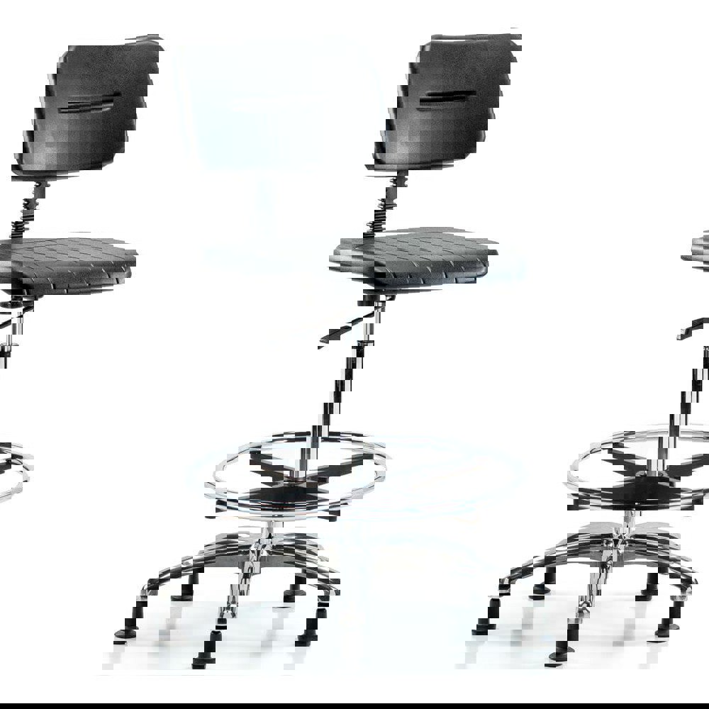 Task Chair: Polyurethane, Black